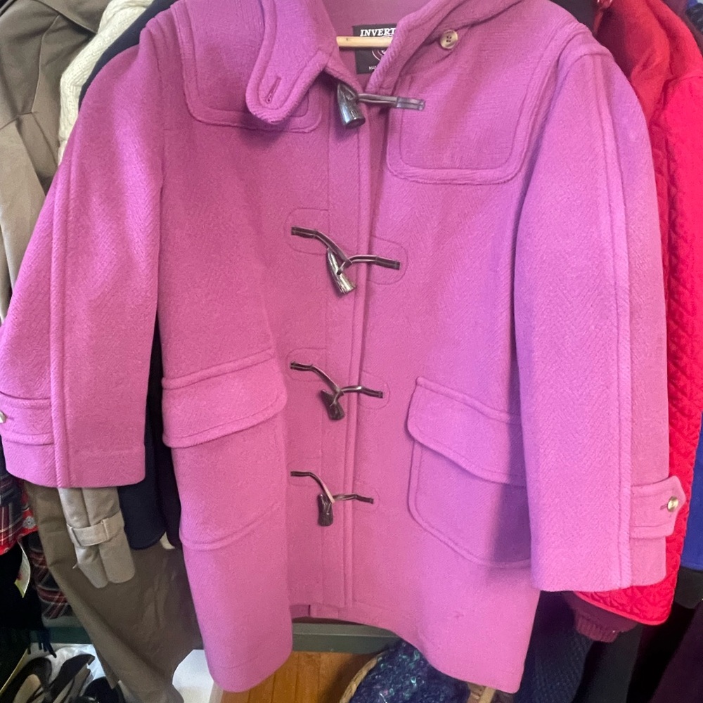 Purple Toggle Coat